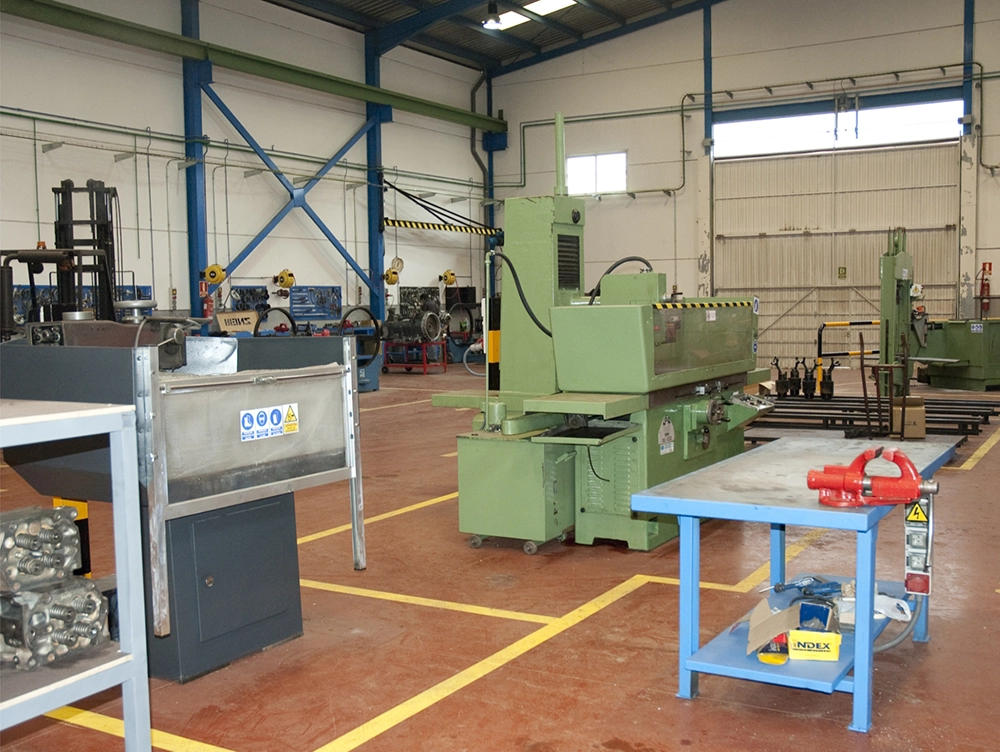 Panorámica del taller, zona E