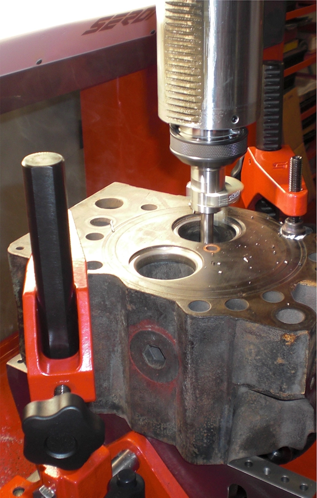 Máquina industrial en operación